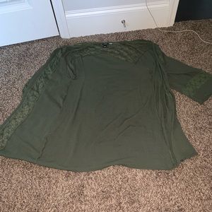 Rue 21 green cardigan